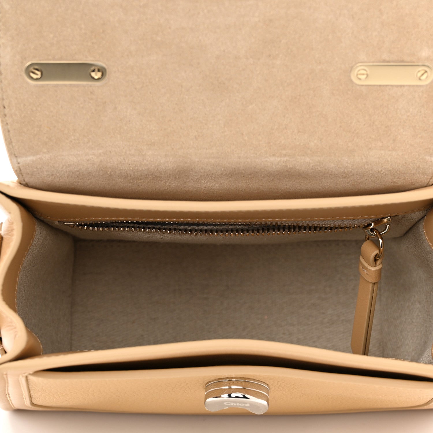 Chloe Calfskin Mini Tess Day Bag Sweet Beige 4 of 9