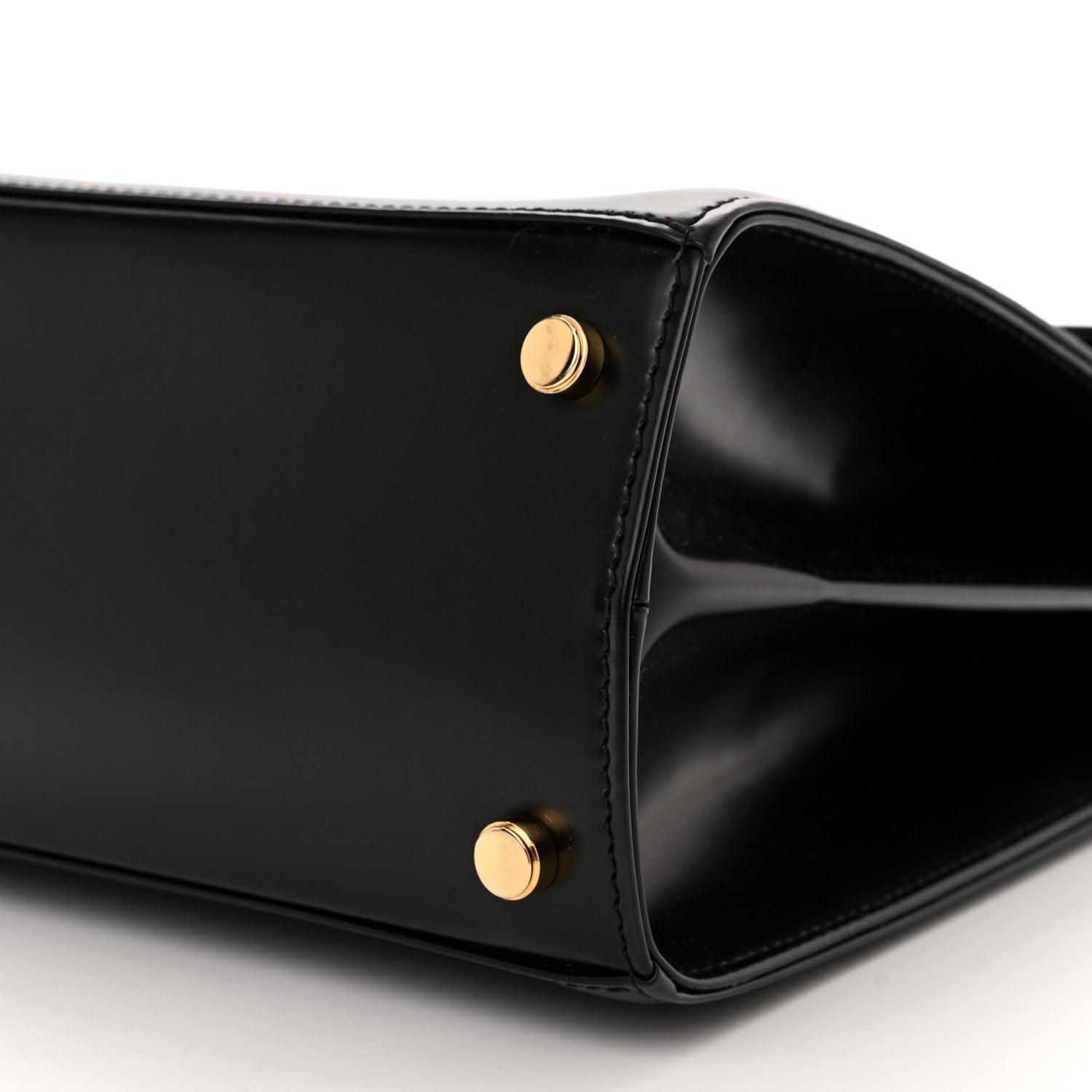 Salvatore Ferragamo Brushed Off Calfskin Iconic Top Handle Bag Black 9 of 11