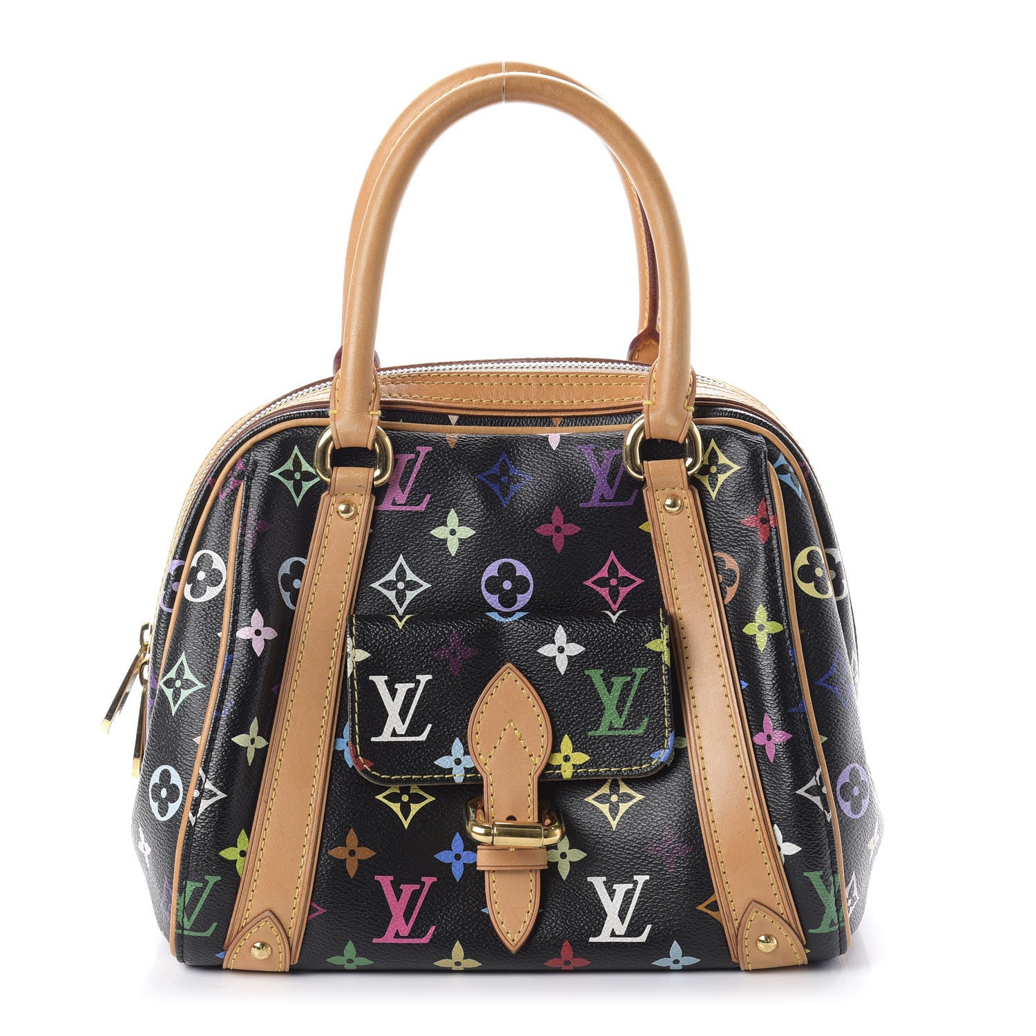 Louis Vuitton Monogram Multicolor Priscilla Black 1 of 9