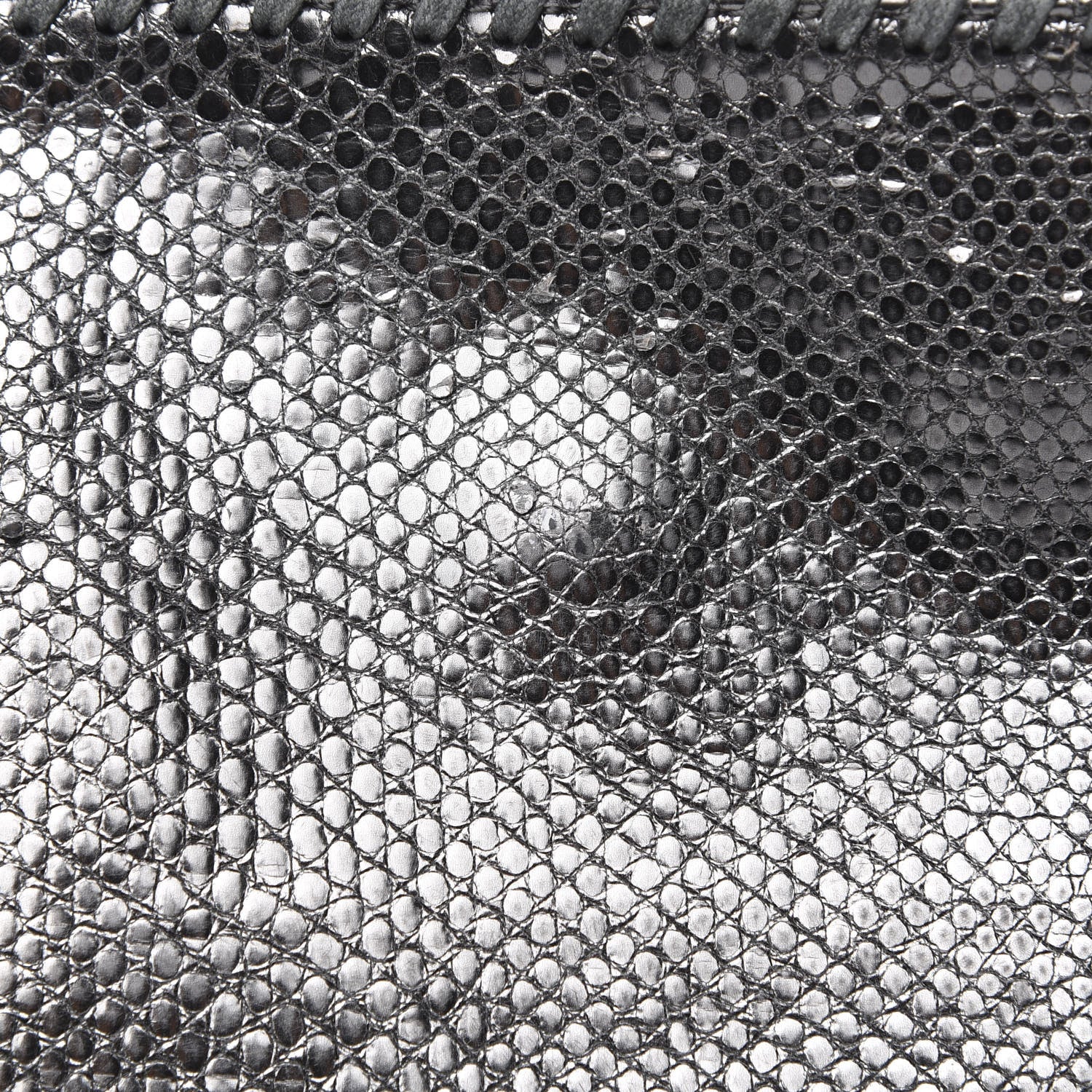 Stella McCartney Metallic Snake Print Small Falabella Tote Ruthenium 12 of 12