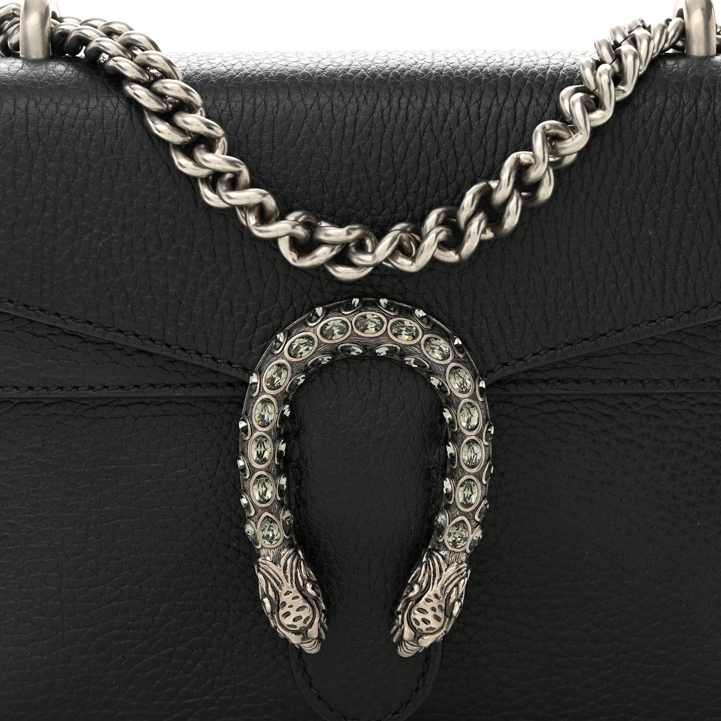 Calfskin Mini Dionysus Shoulder Bag Black