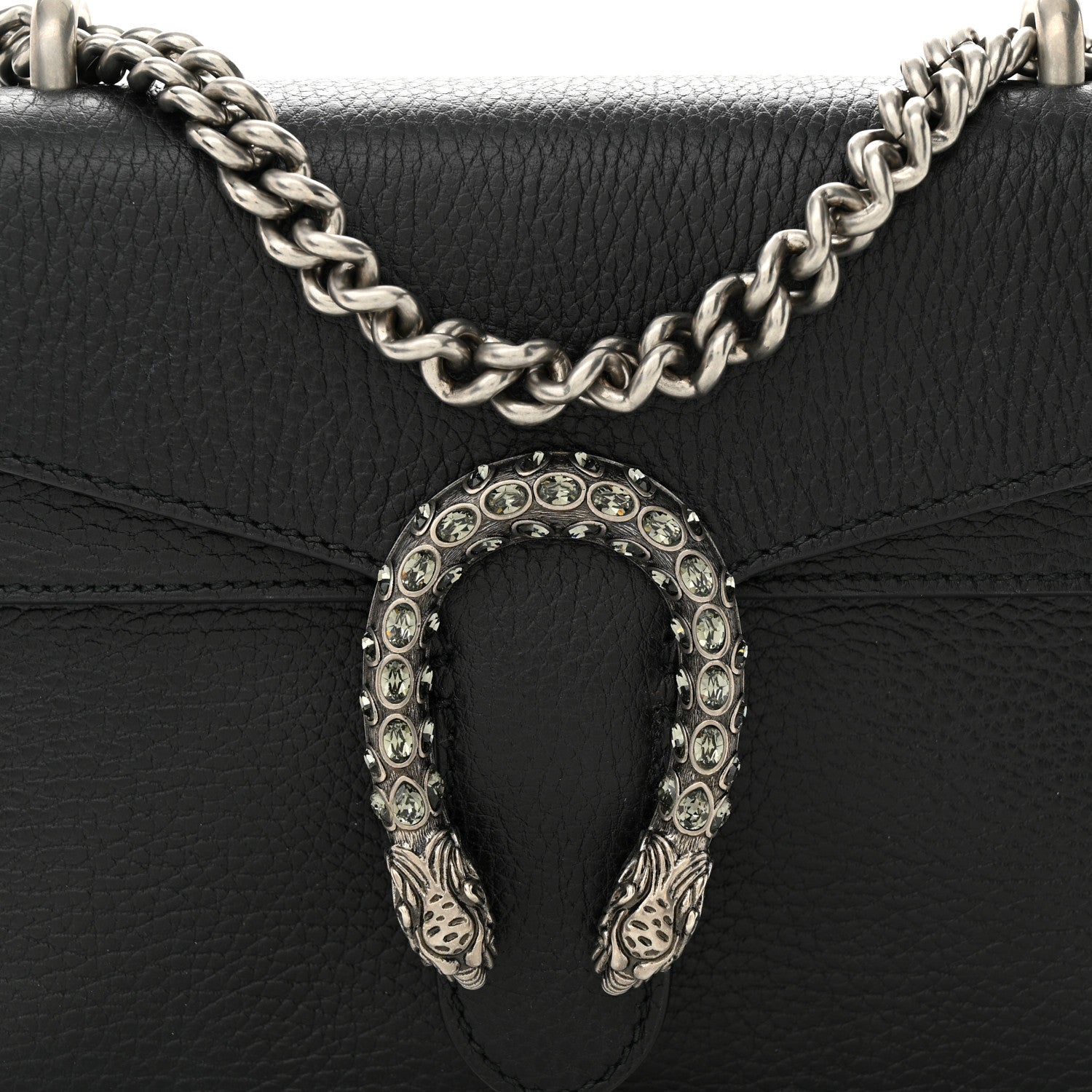 Gucci Calfskin Mini Dionysus Shoulder Bag Black 8 of 12