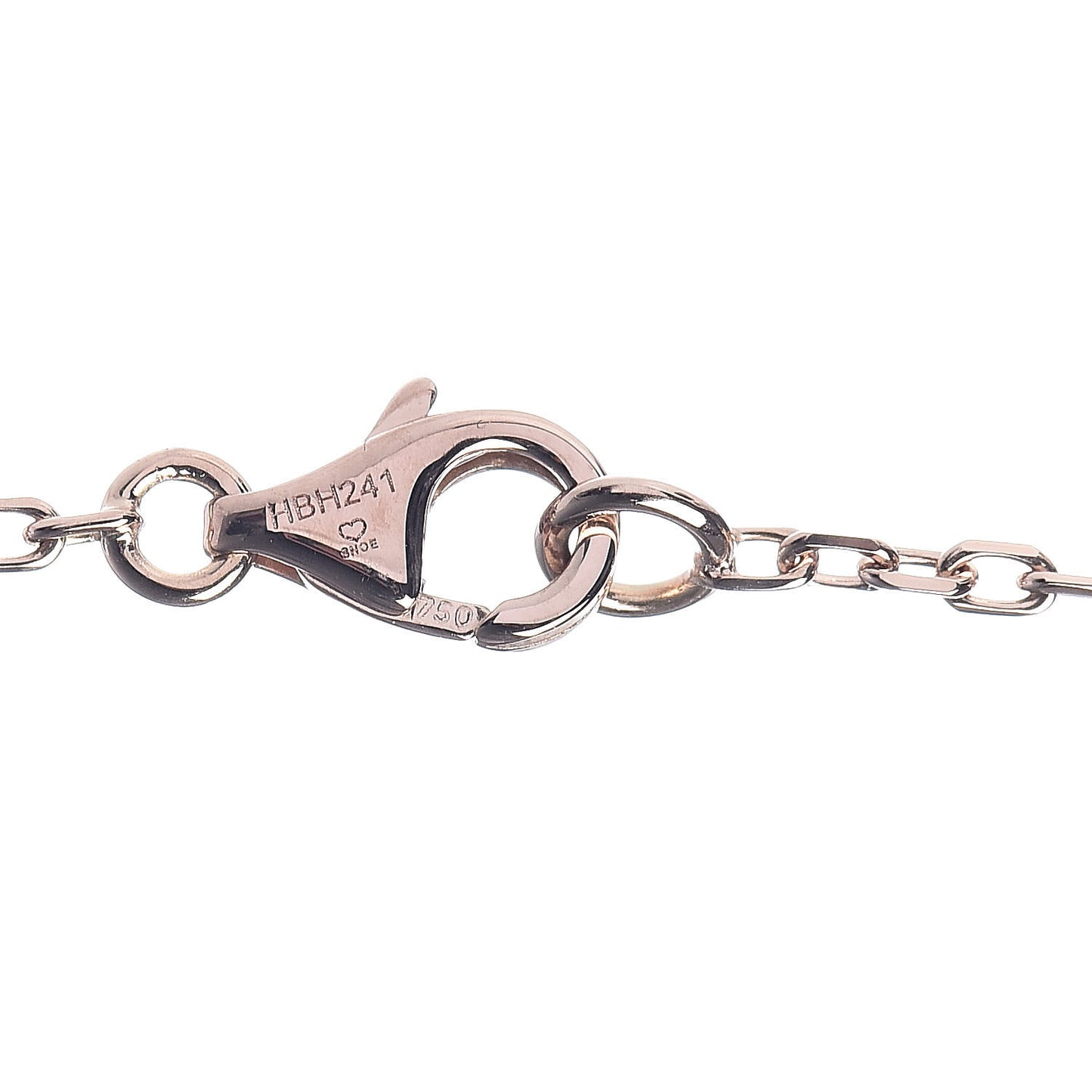 18K Pink Yellow White Gold Diamond Trinity Pendant Necklace