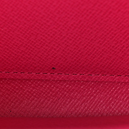 Louis Vuitton Epi Zippy Wallet Black Hot Pink 7 of 9