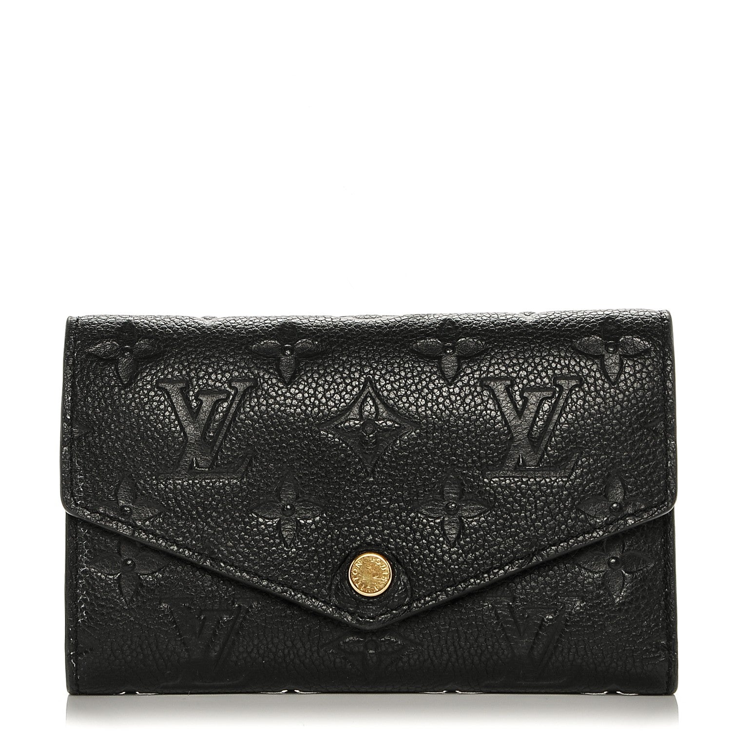 Louis Vuitton Empreinte Compact Curieuse Wallet Black 1 of 6