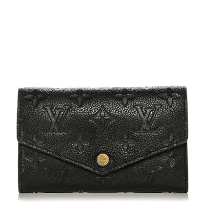 Louis Vuitton Empreinte Compact Curieuse Wallet Black 1 of 6