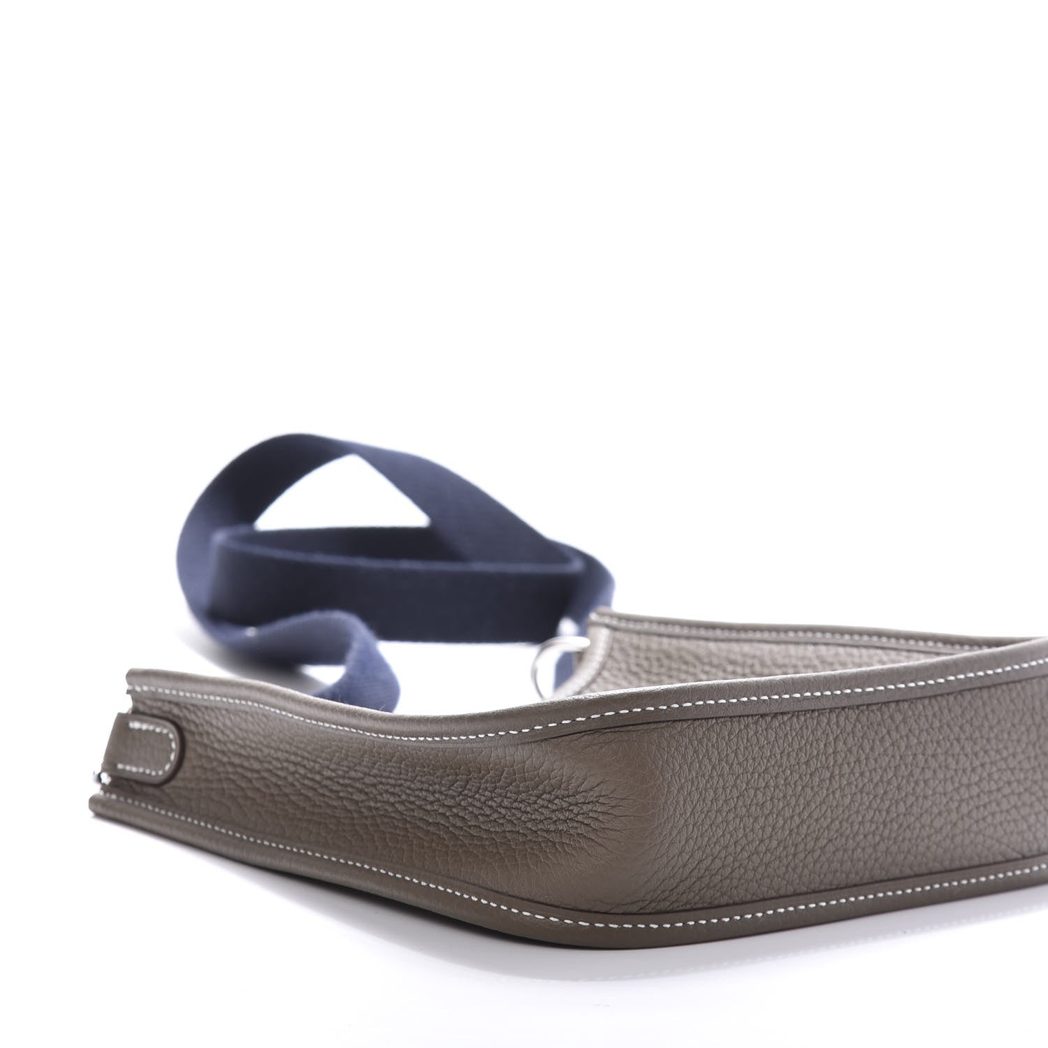 Hermes Taurillon Clemence Amazone Evelyne TPM Etoupe Bleu Indigo 6 of 10