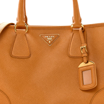 Prada Saffiano Lux Tote Ocra 7 of 9