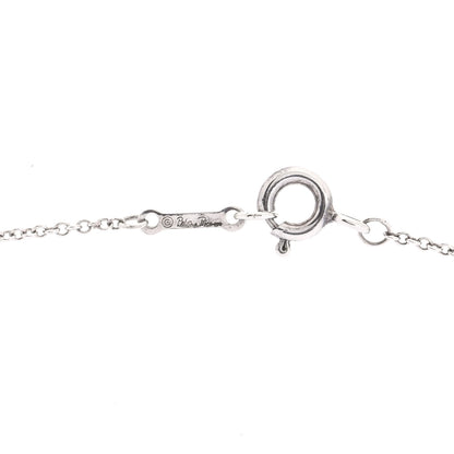 Tiffany Sterling Silver Diamond Paloma Picasso Modern Heart Necklace 5 of 5