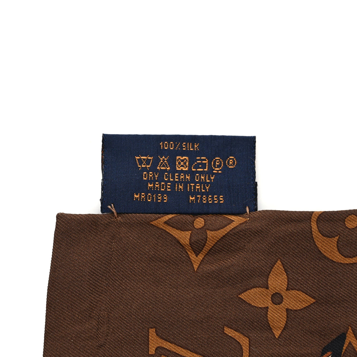 Louis Vuitton Silk Monogram Confidential Bandeau Brown 4 of 4