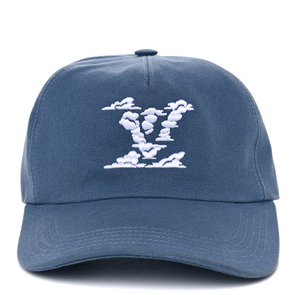 Louis Vuitton Cotton LV Clouds Cap 60 Bleu 4 of 9