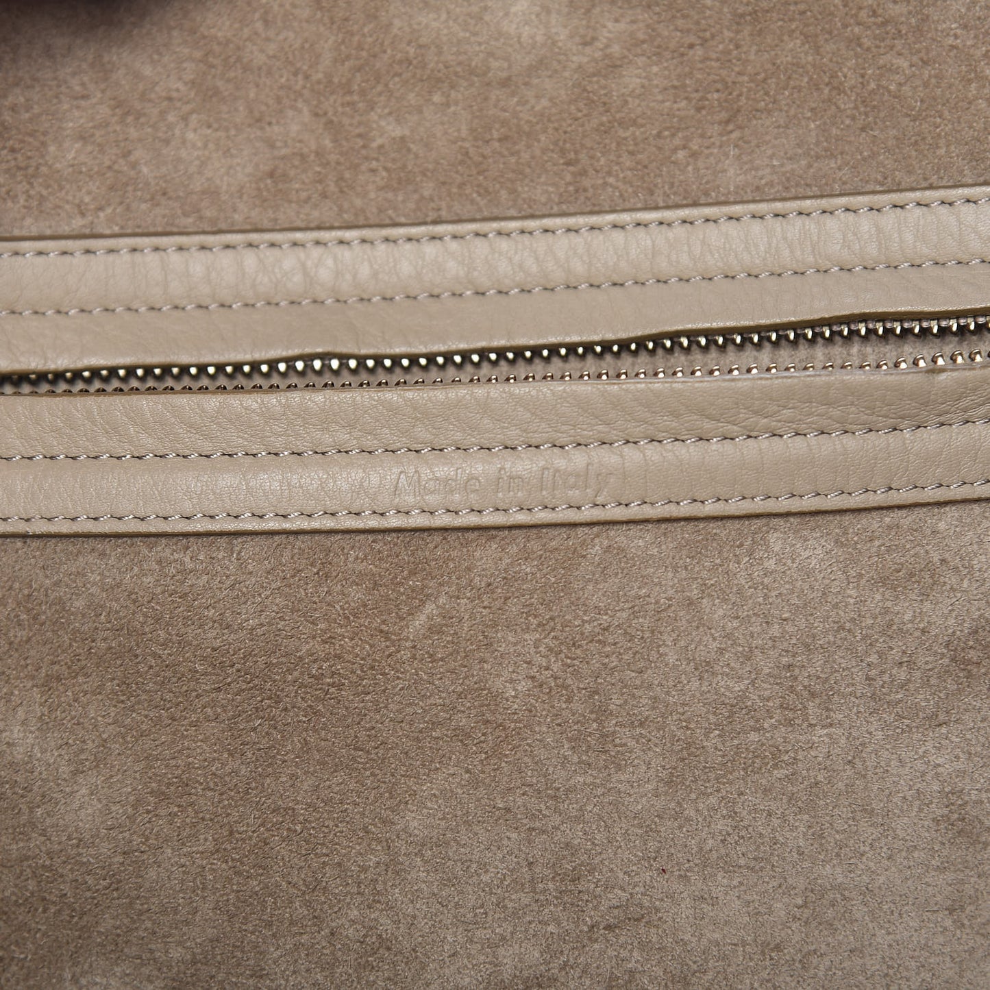 Supple Calfskin Medium Phantom Luggage Beige
