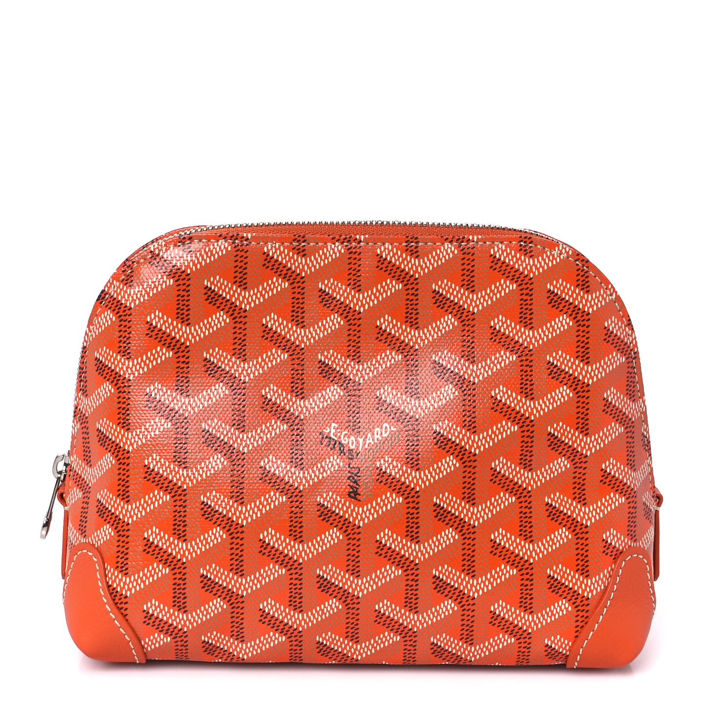 Goyardine Vendome Toiletry Pouch Orange