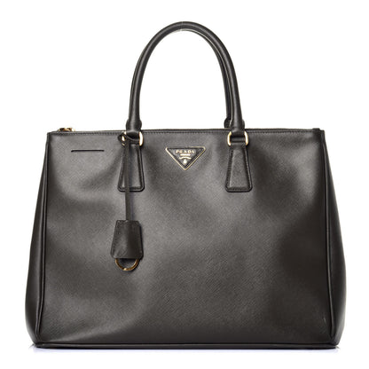 Prada Saffiano Large Galleria Double Zip Tote Militare 1 of 8