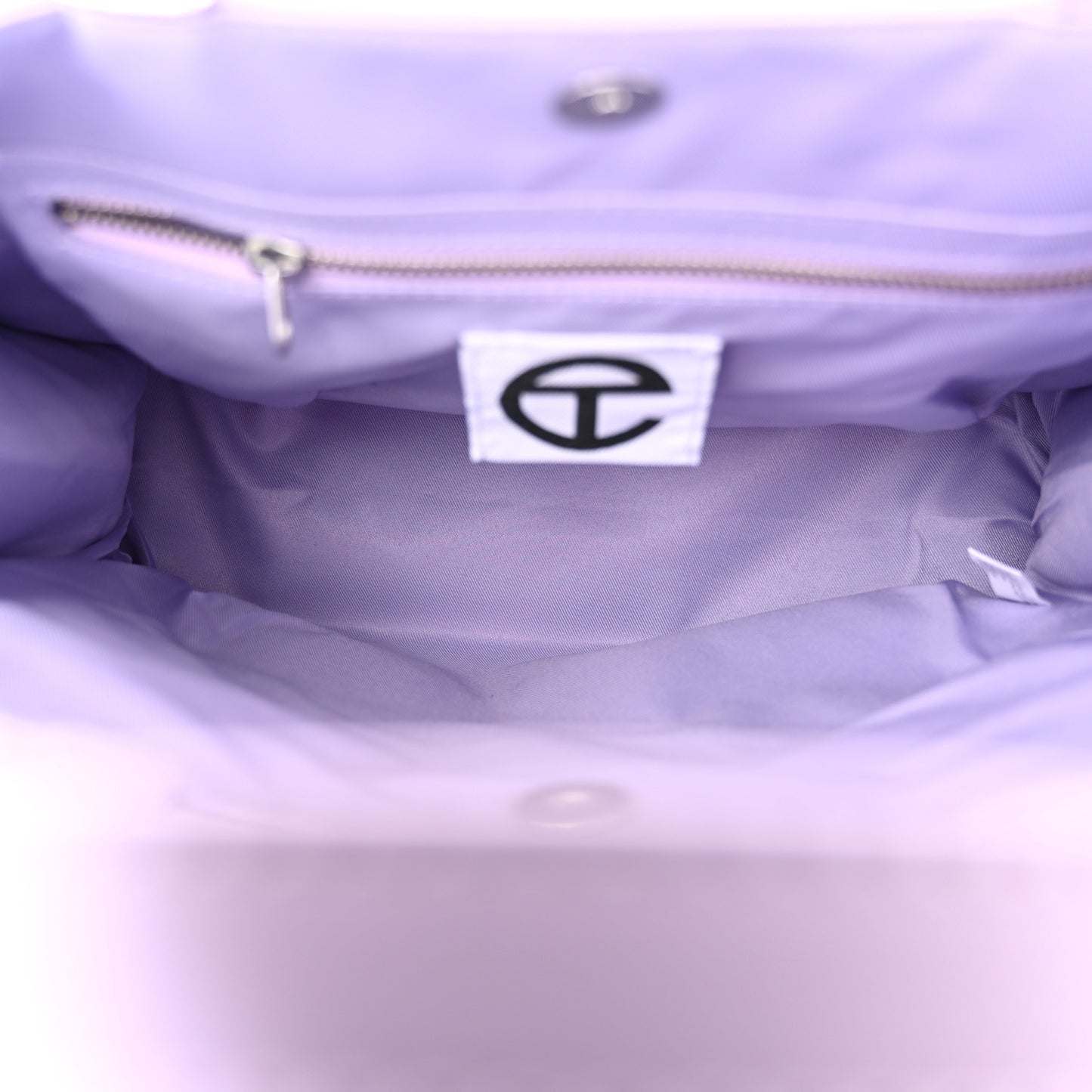 Vegan Leather Medium Shopping Bag Lavender