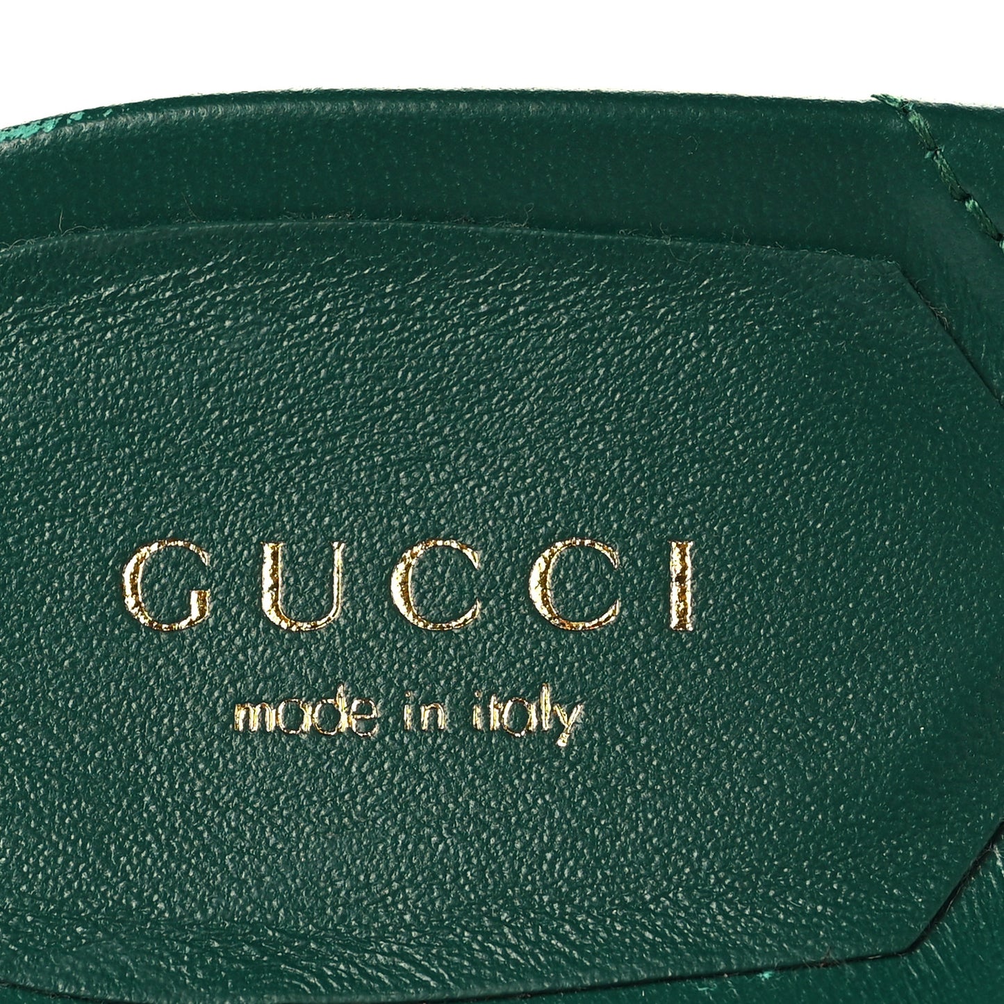 Nappa Matelasse GG Marmont 75mm Slide Sandals 41 Emerald
