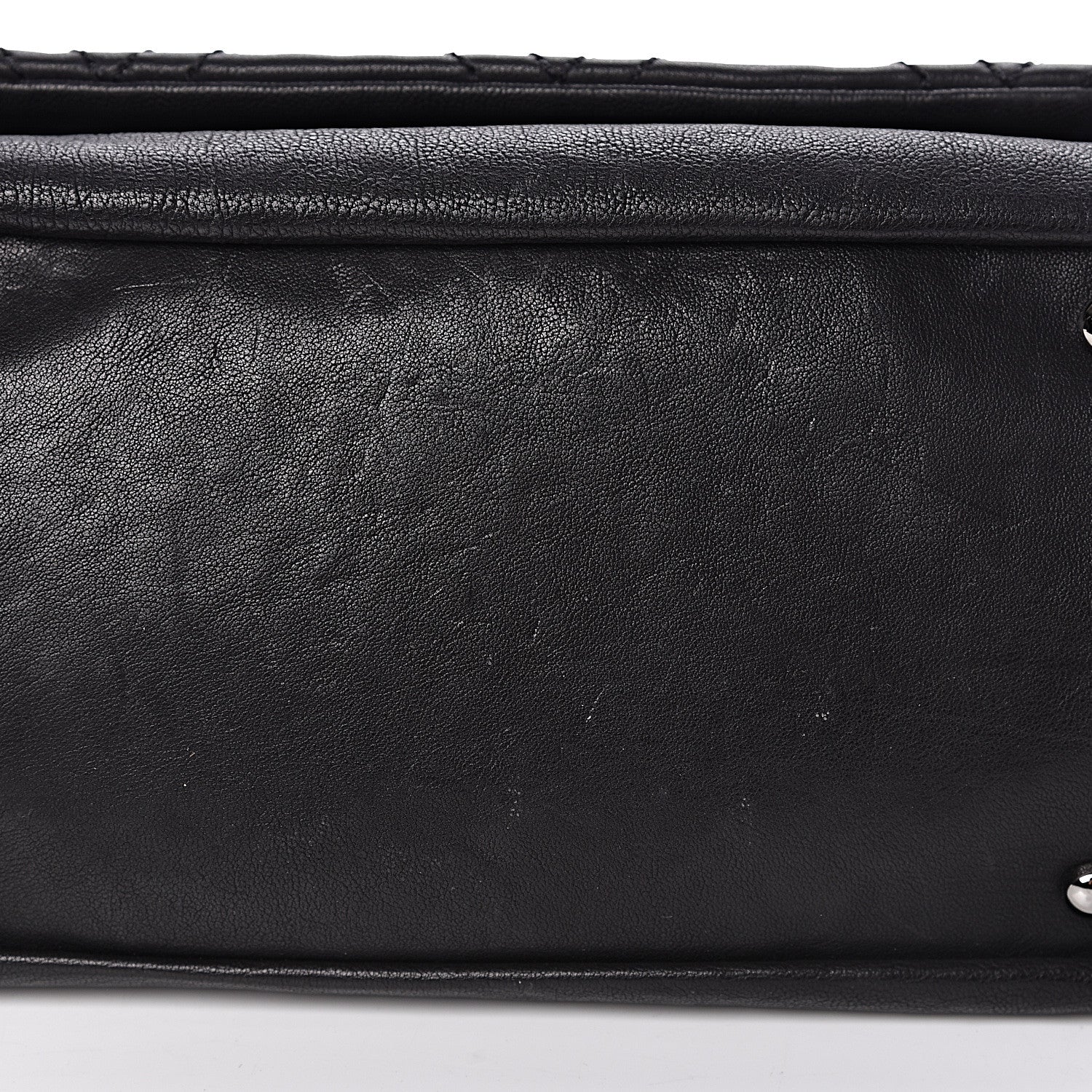 Chanel Calfskin Diamond Stitch Accordion Flap Black 13 of 14