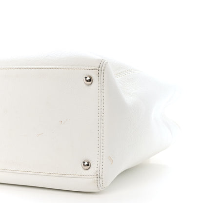 Chanel Calfskin Cerf Executive Shopper Tote White 11 of 23