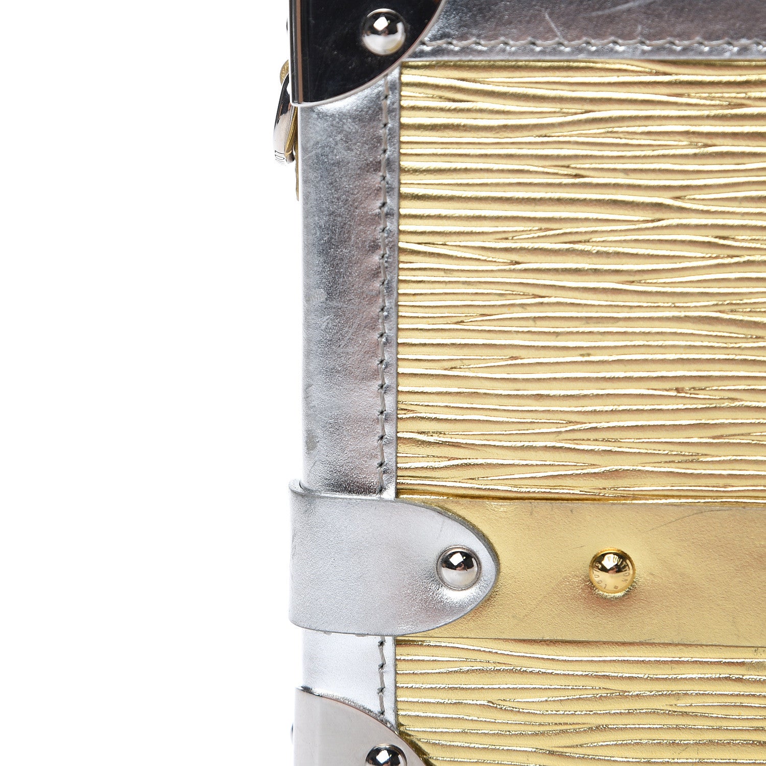 Louis Vuitton Metallic Epi Petite Malle Gold 11 of 14