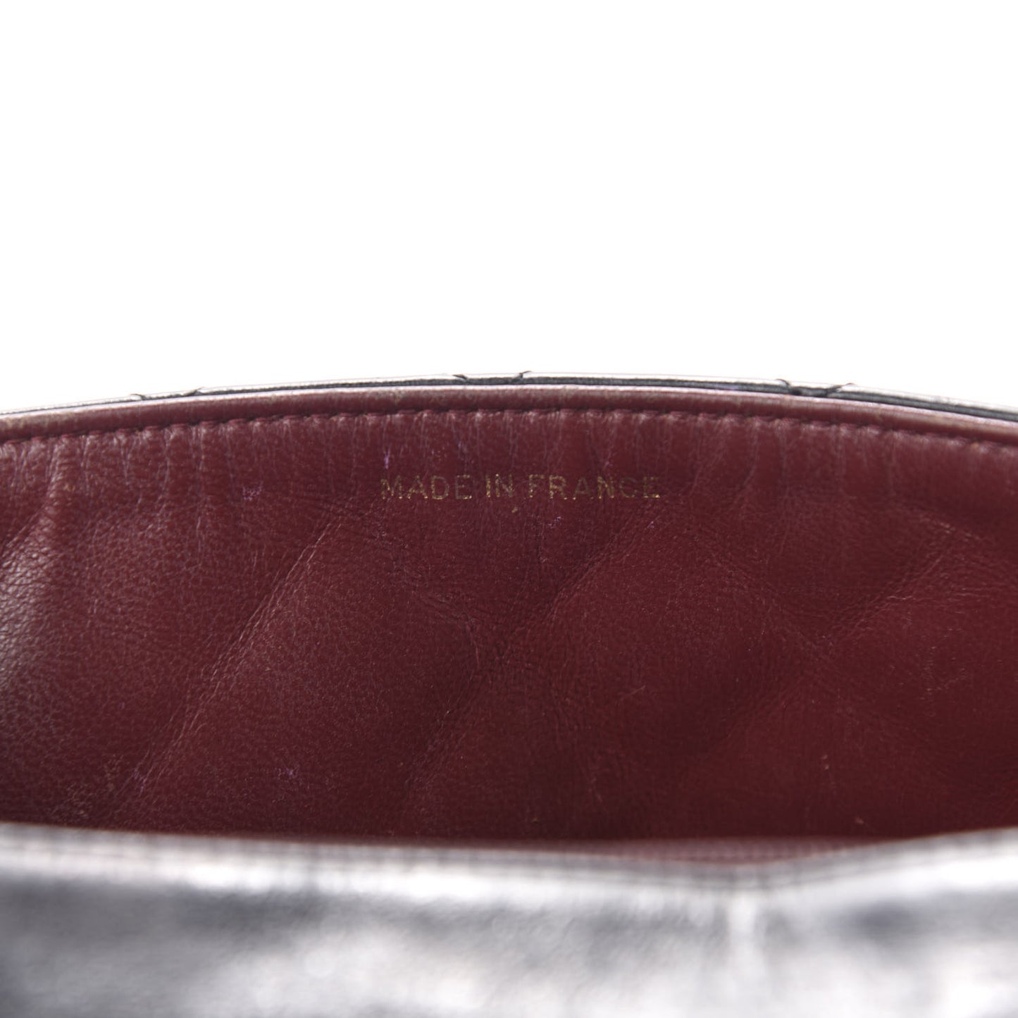 Lambskin Quilted Mini Square Flap Black