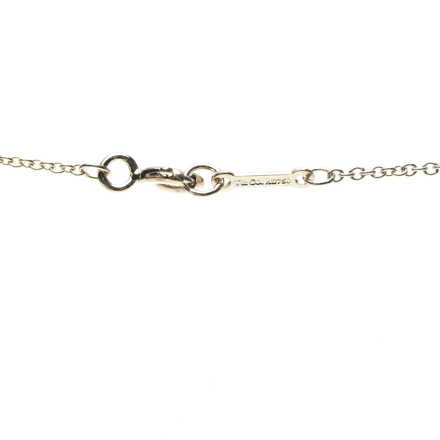 18K Yellow Gold Small Paloma Picasso Loving Heart Pendant Necklace