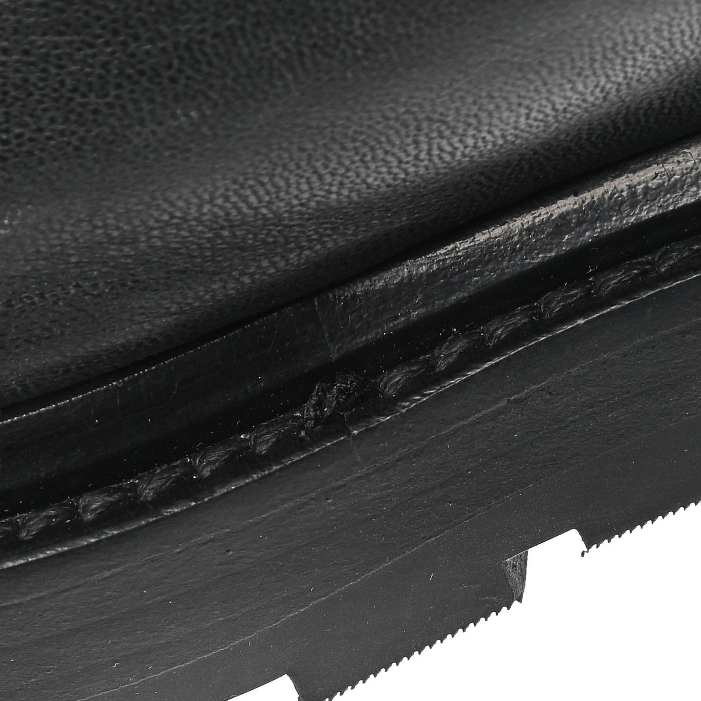 Shiny Lambskin Quilted Lace Up Combat Boots 39.5 Black