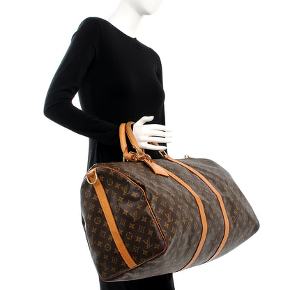 Louis Vuitton Monogram Keepall Bandouliere 55 3 of 9