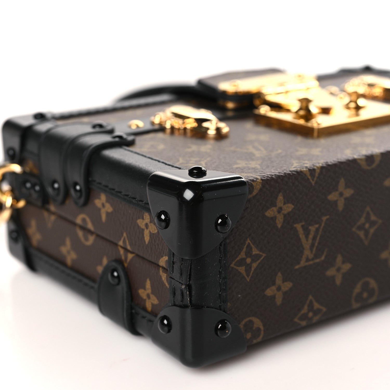 Louis Vuitton Monogram Petite Malle Black 7 of 8
