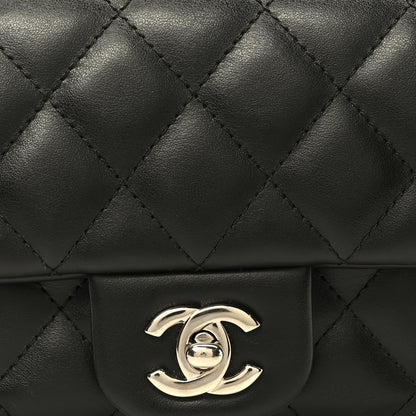 Chanel Calfskin Quilted CC Uniform Flap Belt Bag Black 8 of 10