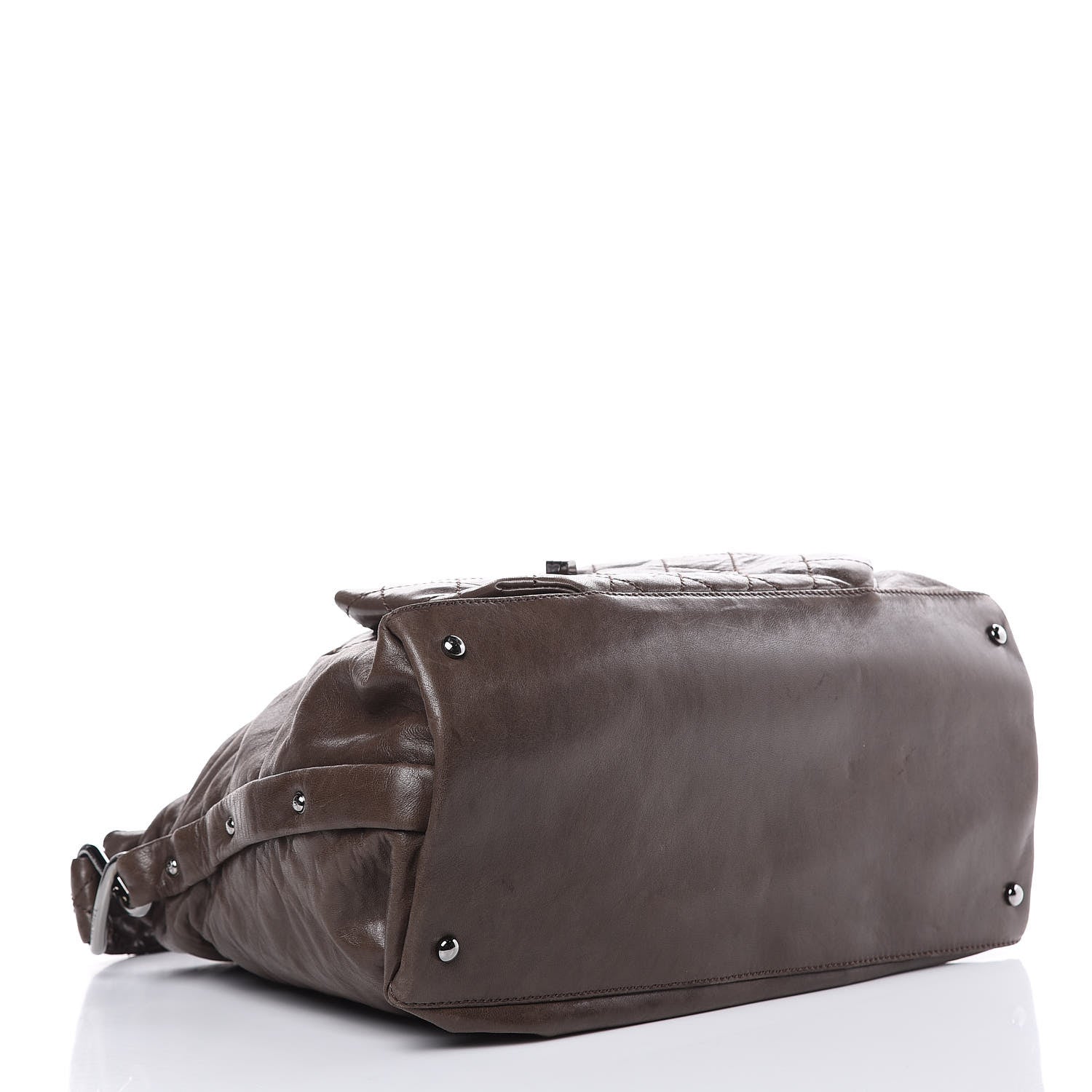 Chanel Lambskin Quilted 8 Knots Hobo Brown 4 of 13