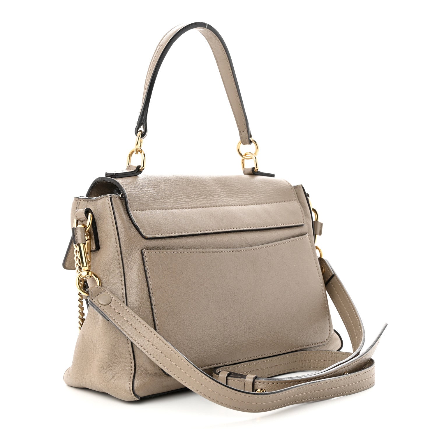 Chloe Calfskin Mini Faye Day Shoulder Bag Motty Grey 3 of 15