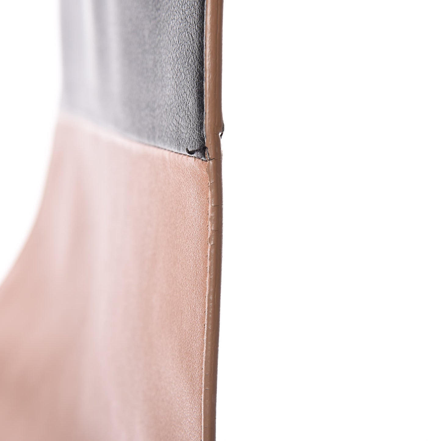 Calfskin Medium Bi-Color Pandora Pure Flap Bag Pink Black