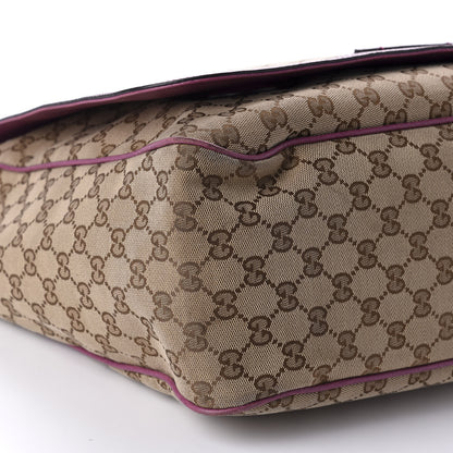 Gucci Monogram Convertible Diaper Bag Beige Peonia Flower 7 of 11