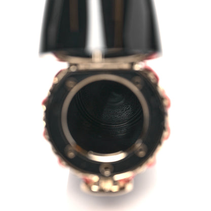 Chanel Lucite Lipstick Case On Chain Black Pink 4 of 8