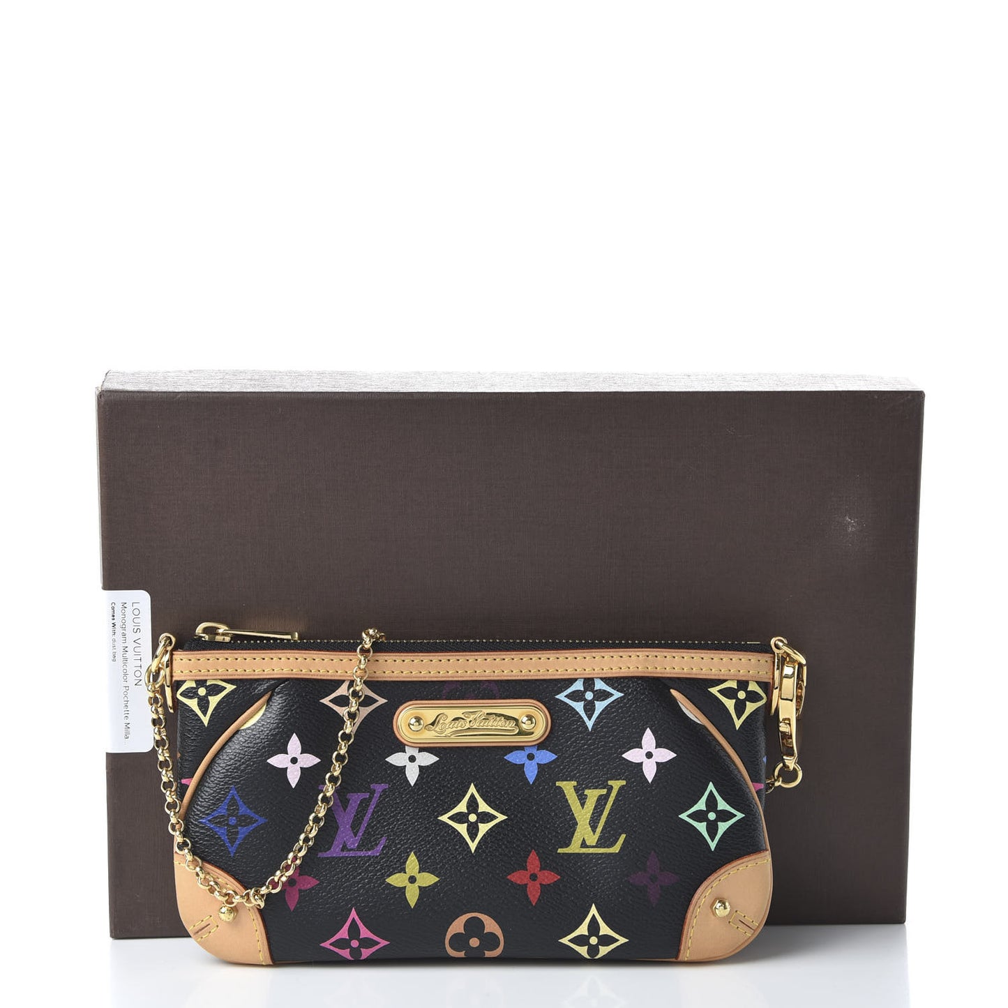 Monogram Multicolor Pochette Milla MM Black