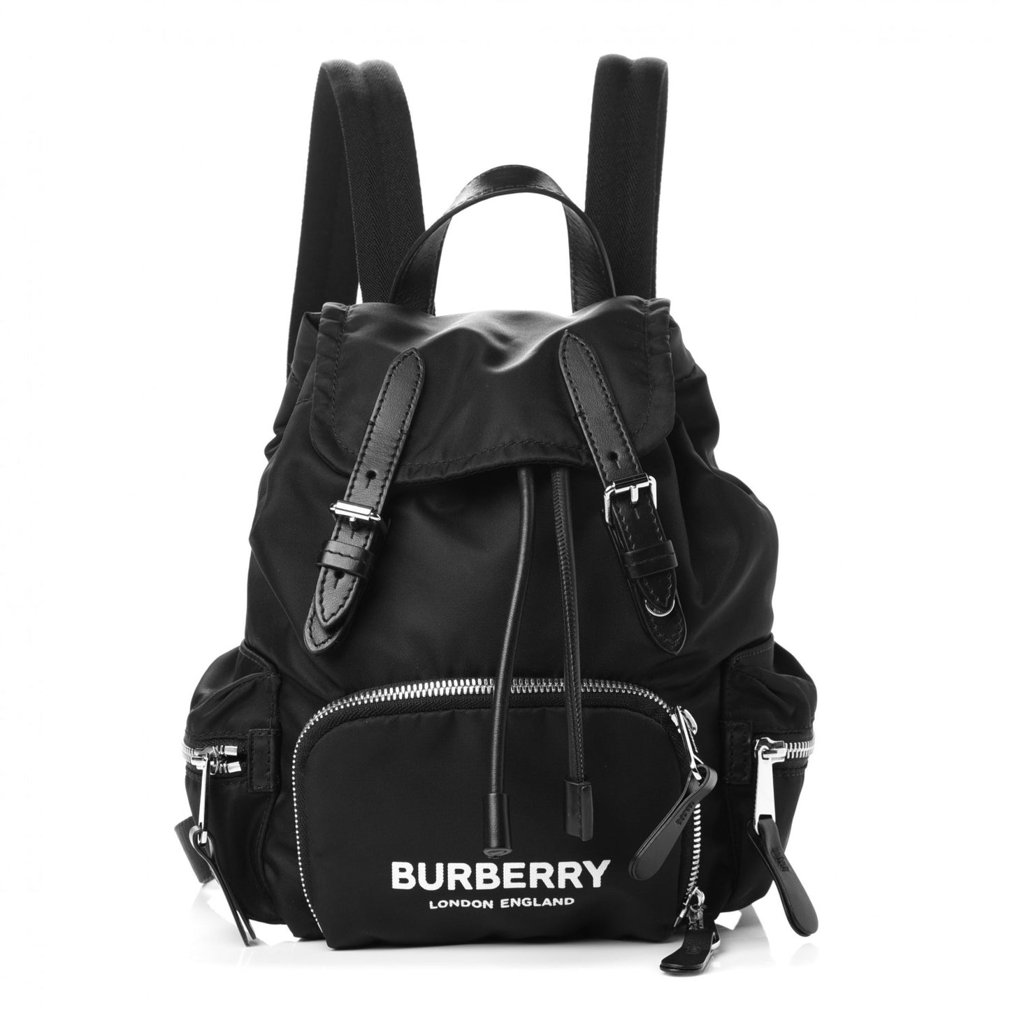 Nylon Logo Print Small Rucksack Backpack