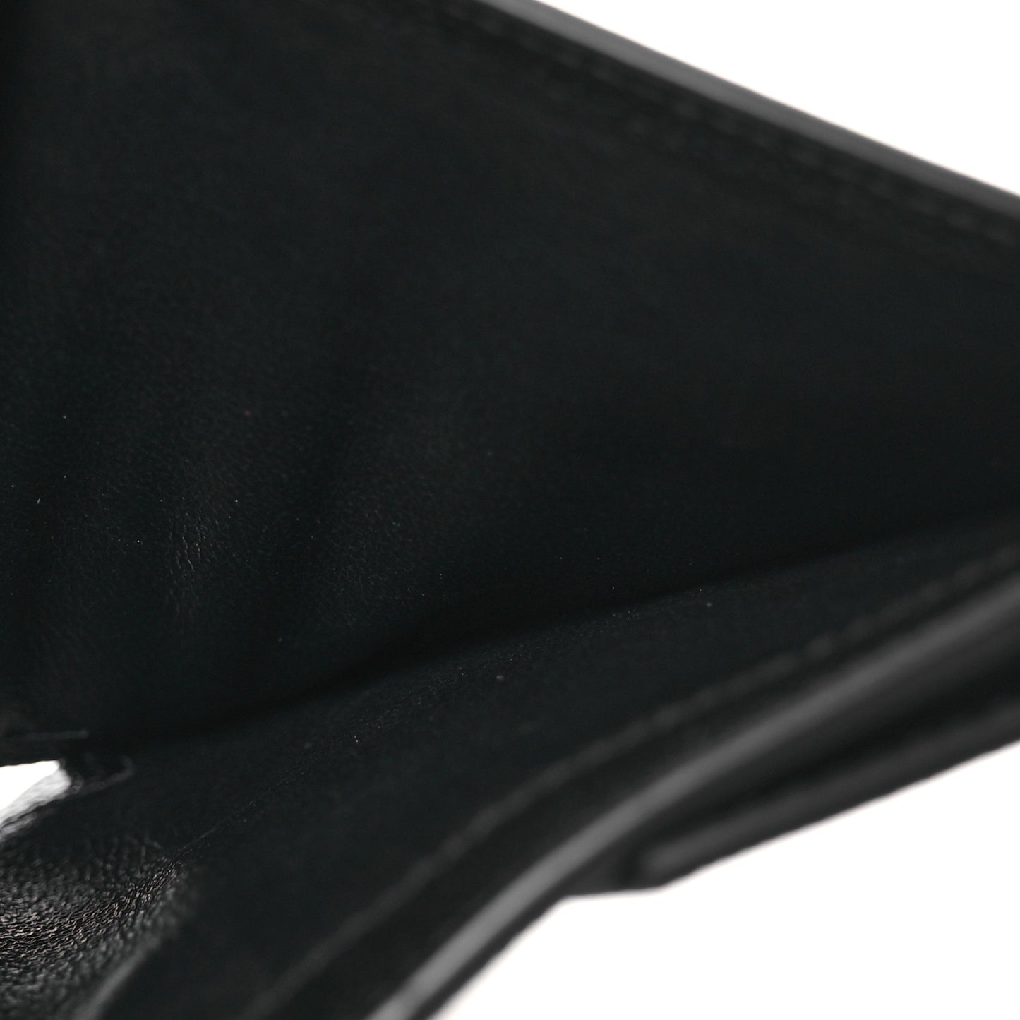 Grain De Poudre Monogram Bi-Fold Wallet Black