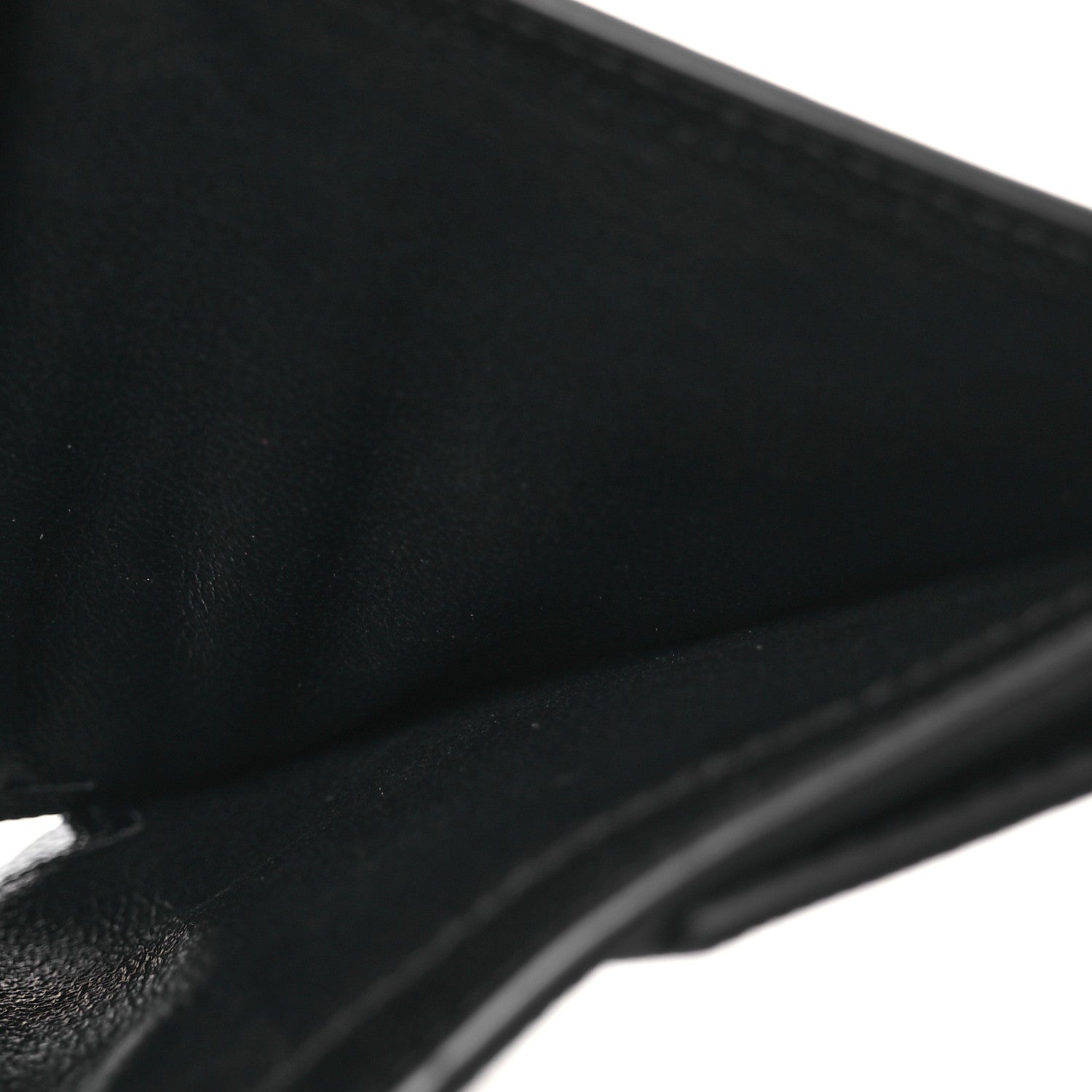 Saint Laurent Grain De Poudre Monogram Bi-Fold Wallet Black 6 of 11