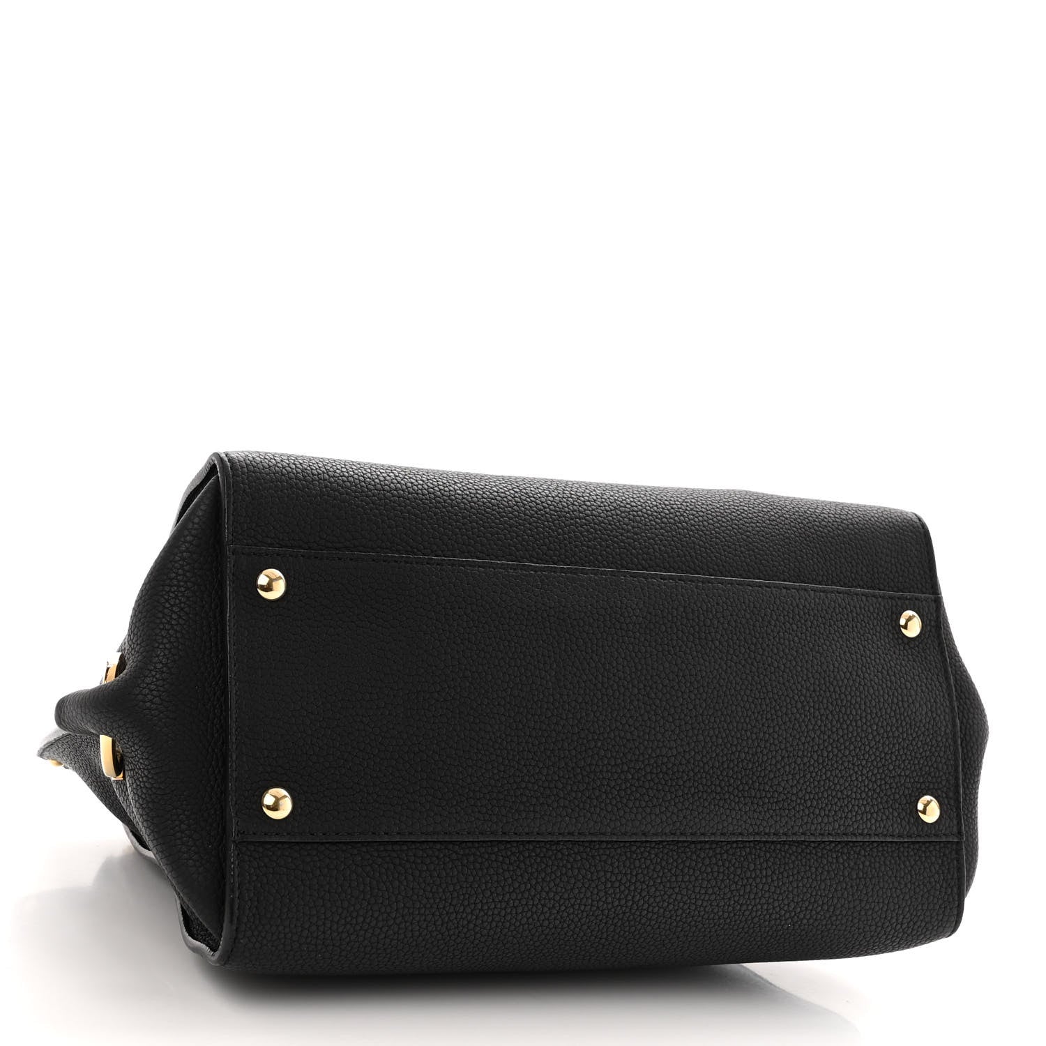 Salvatore Ferragamo Grained Calfskin Sofia Satchel Black 4 of 9