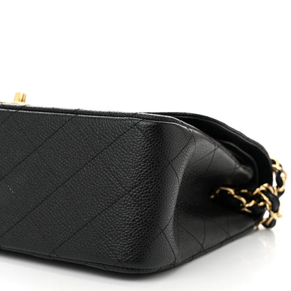 Chanel Caviar Quilted Jumbo Double Flap Black 10 of 12