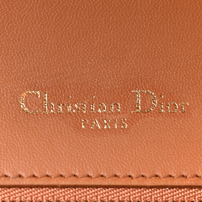 Christian Dior Lambskin Studded Medium Diorama Flap Bag Brown 6 of 10