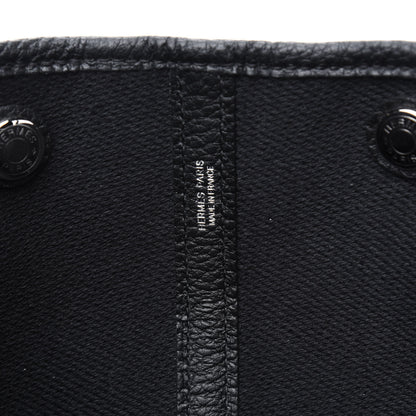 Hermes Twill H Negonda Garden Party 36 MM Tote Ecru Black 6 of 15