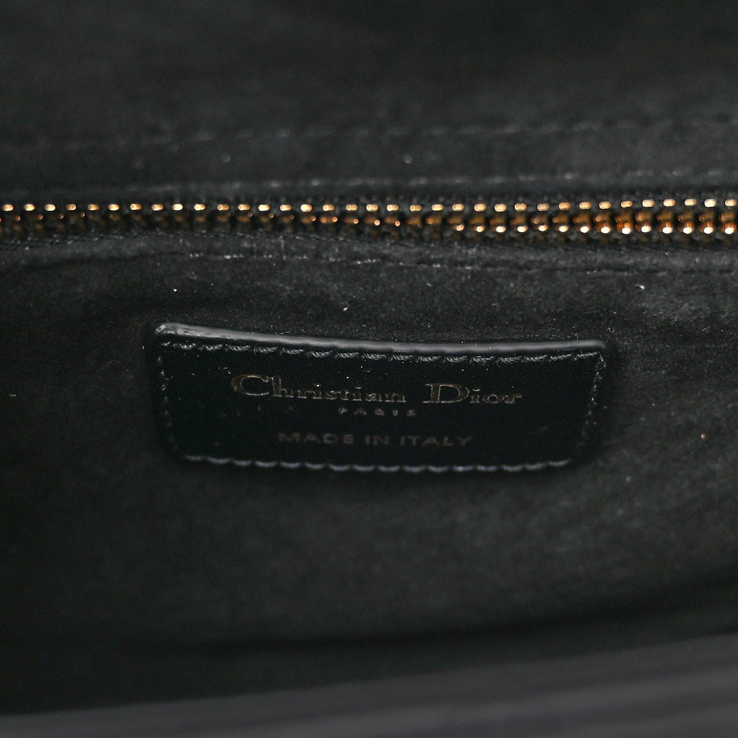 Christian Dior CHRISTIAN DIOR Lambskin Cannage Small My ABCDior Lady Dior Black 5 of 8