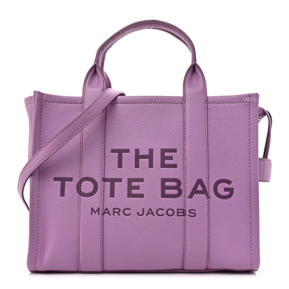 Marc Jacobs Grained Calfskin Medium The Tote Bag Regal Orchid 1 of 15
