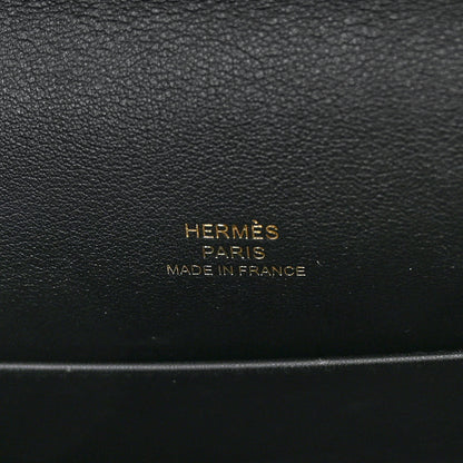 Hermes Swift Kelly Pochette Clutch Black 6 of 12