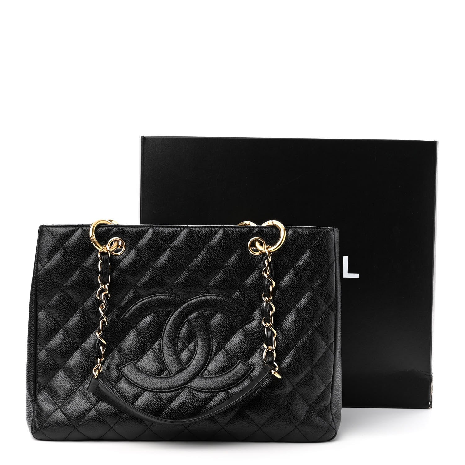 Chanel Caviar Quilted Grand Shopping Tote GST Black 11 of 11