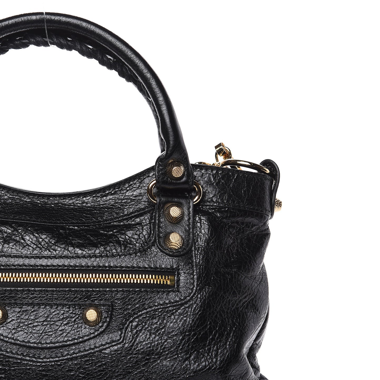 Agneau Giant 12 Gold Hardware Town Black