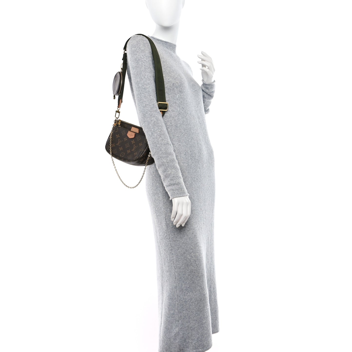 Monogram Multi Pochette Accessories Kaki