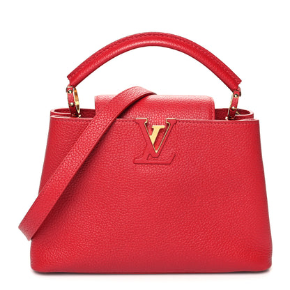 Louis Vuitton Taurillon Capucines BB Scarlet Red 1 of 16