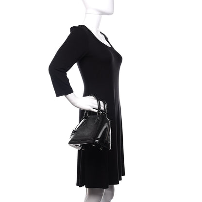 Louis Vuitton Epi Electric Alma BB Black 3 of 10